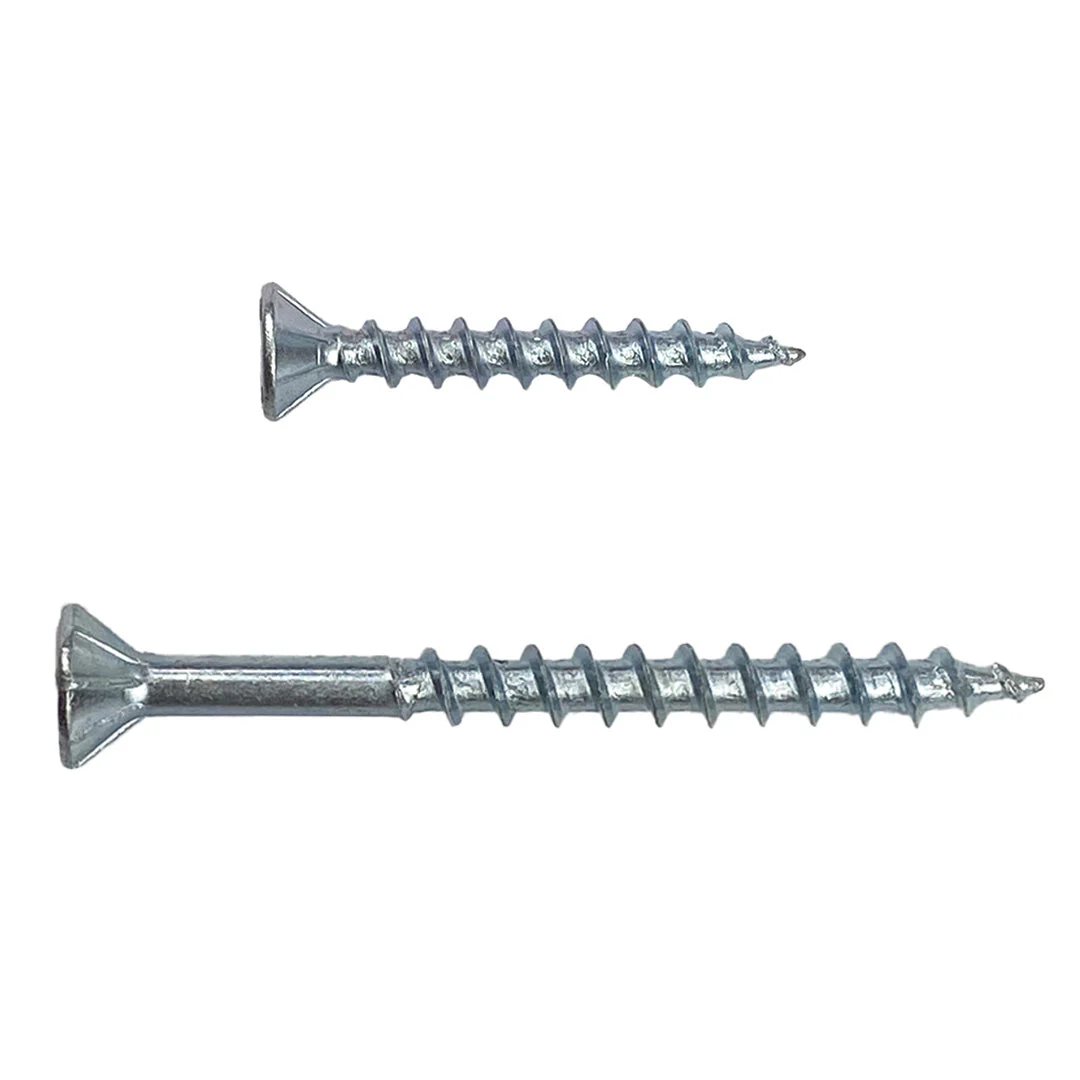 8g-10 x 35mm Chipboard Screw Square Drive Zinc Plated - Image 4